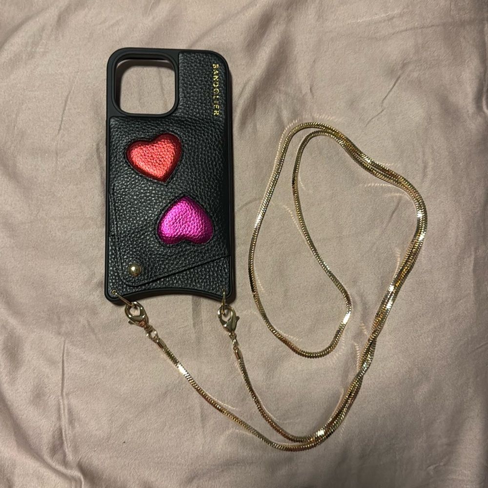 Bandolier Gia side slot iPhone 14 Pro Max case